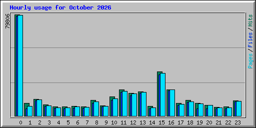 Hourly usage for October 2026